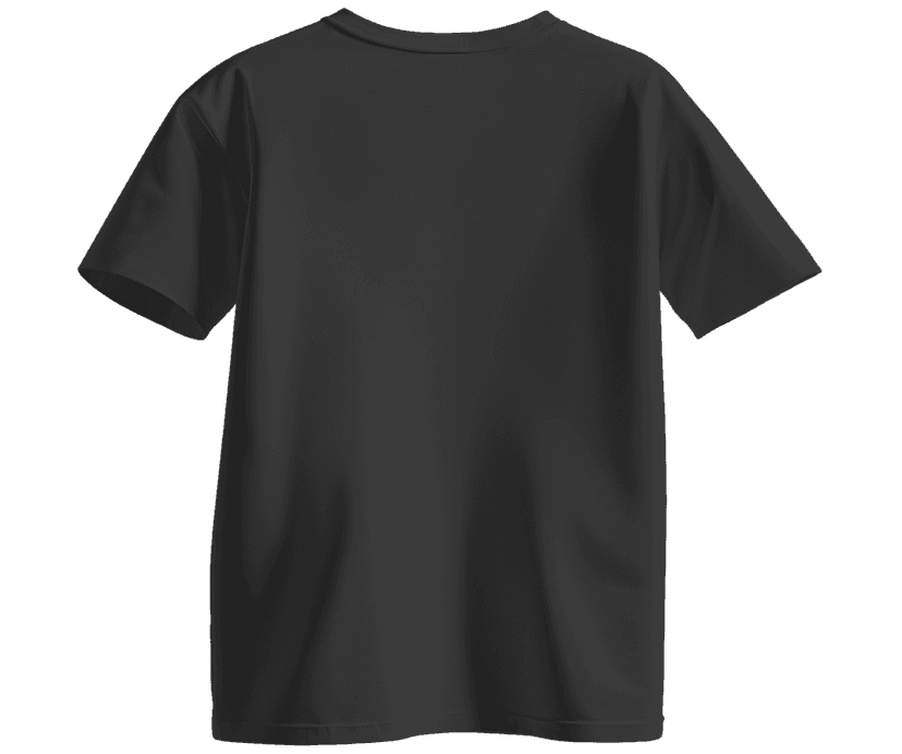 T-shirt back template