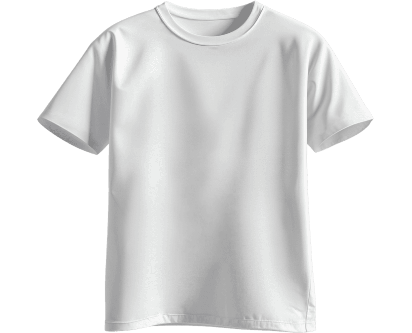 T-shirt front template