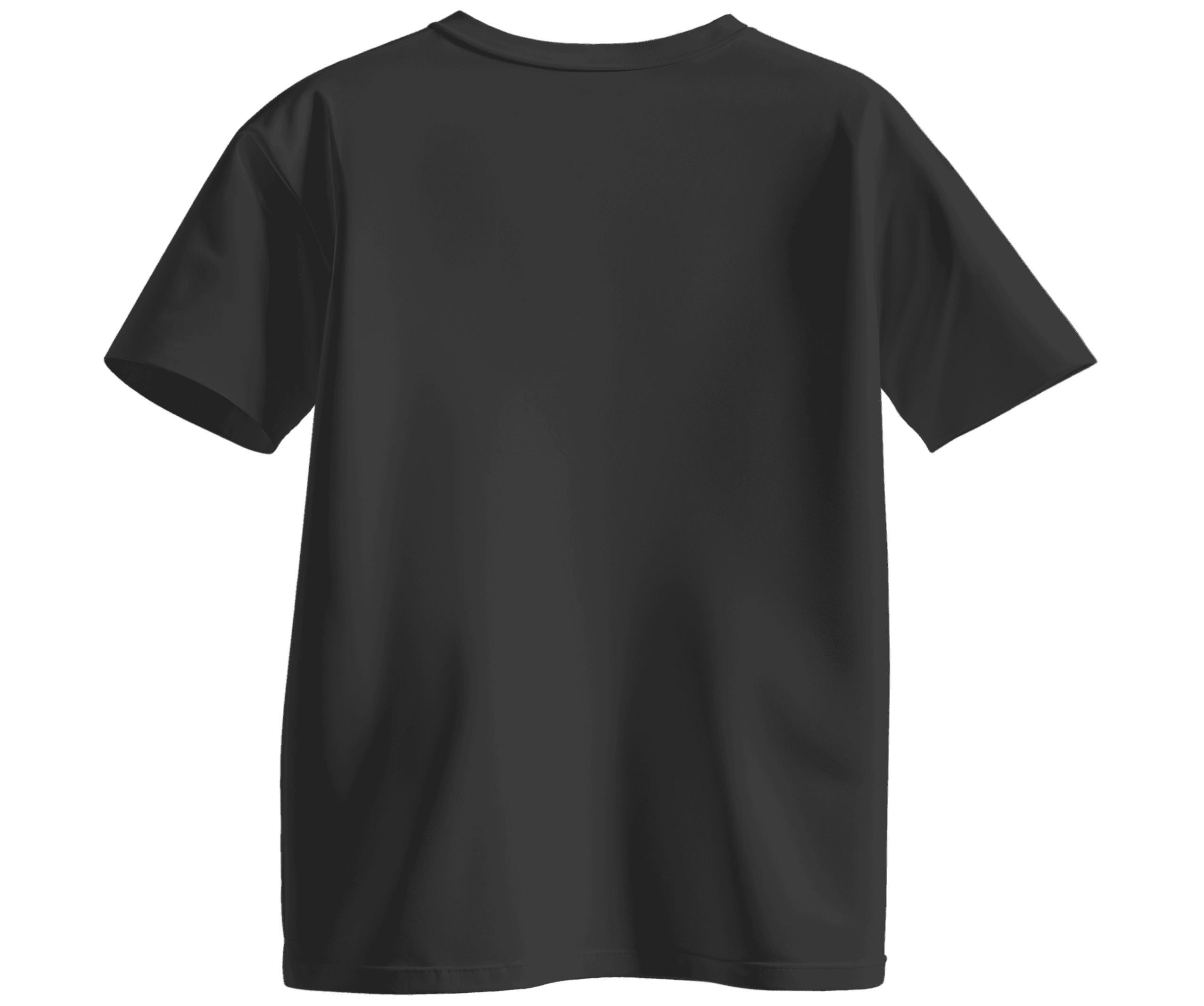 T-shirt back template