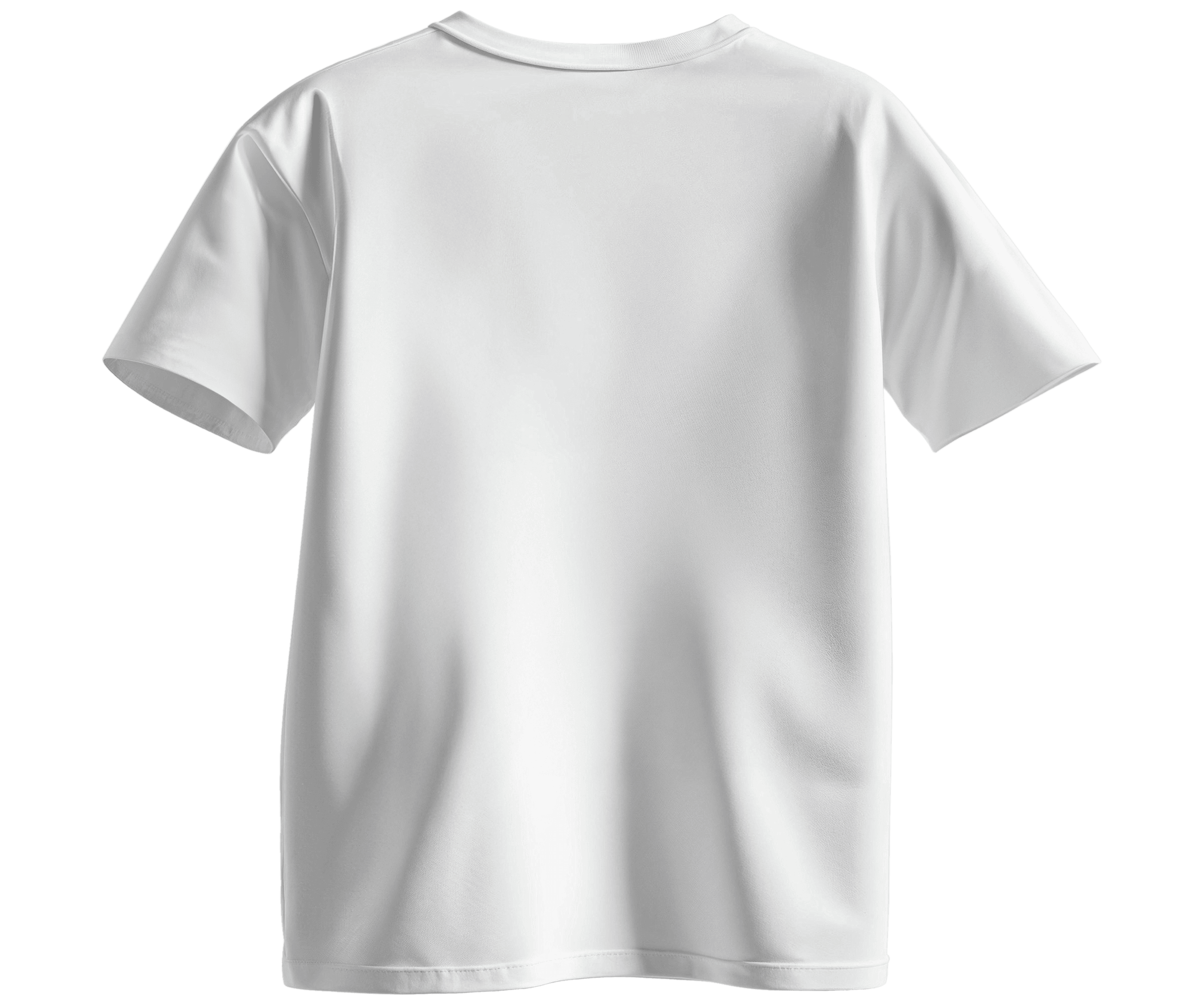 T-shirt back template